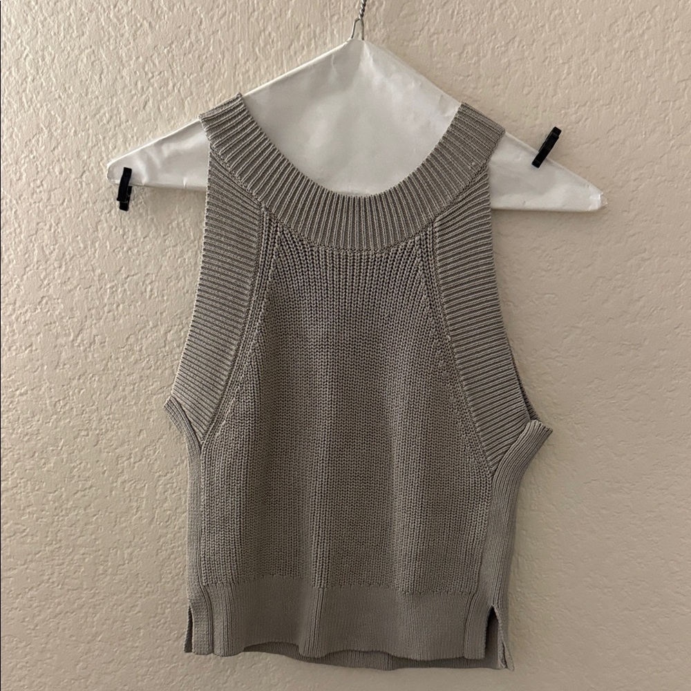 Wilfred Light Gray Knit Top